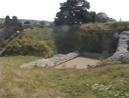 The castle at Castle Acre